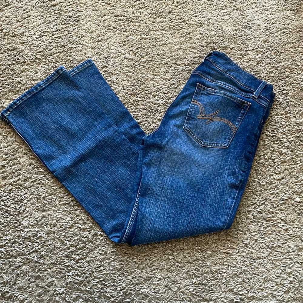 Women wrangler boot cut jeans